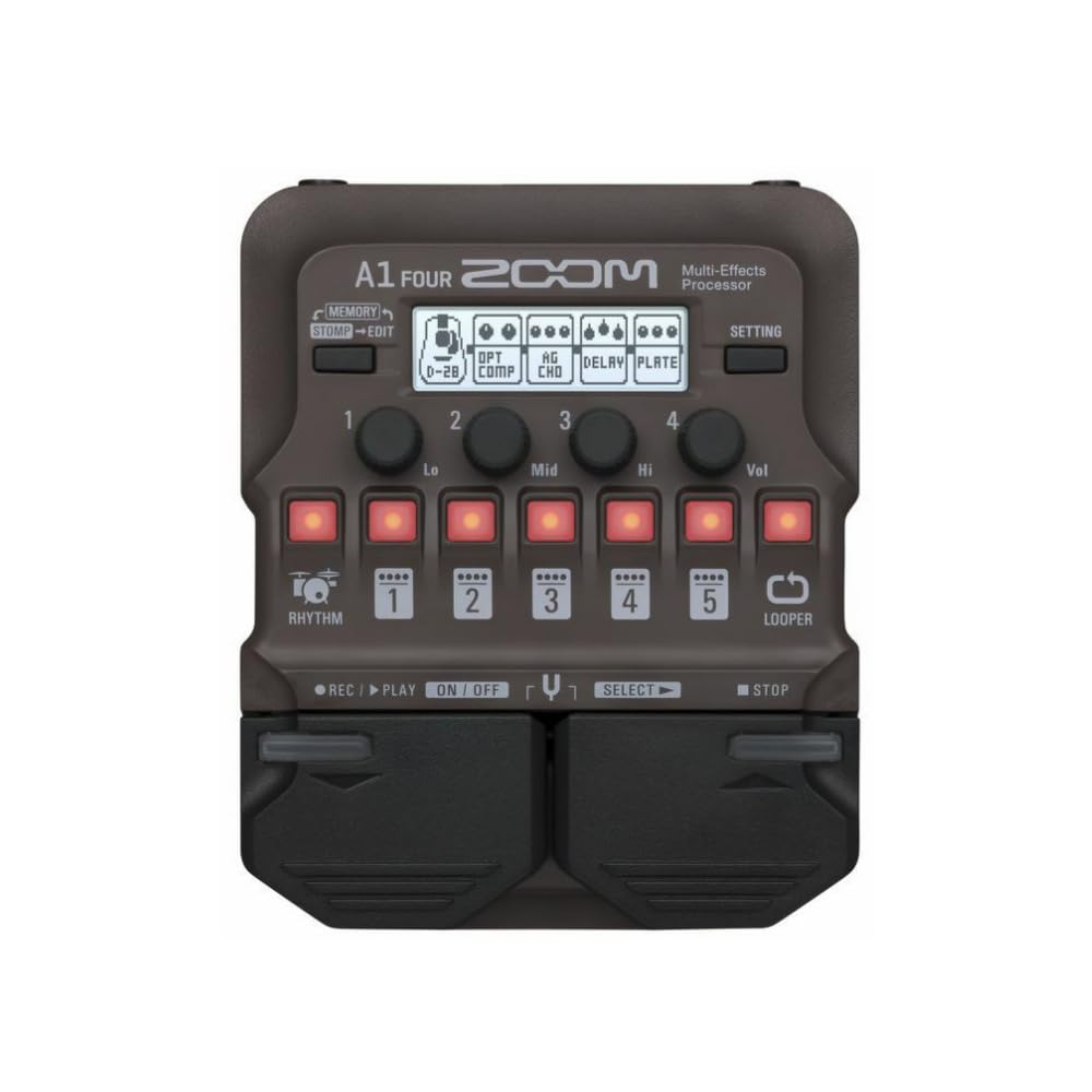 Amazon.com: Zoom A1 FOUR Acoustic Instrument Multi-Effects Pedal