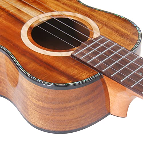 SheIRin Ukulélé de Concert Tous Les ukulélés en Acacia Ukelele en Bois Professionnel de 23 Pouces avec Sac de Transport… - Les Beatles, Paul McCartney, John Lennon, RIngo Starr, George Harrison SheIRin Ukulélé de Concert Tous Les ukulélés en Acacia Ukelele en Bois Professionnel de 23 Pouces avec Sac de Transport… – Image 4