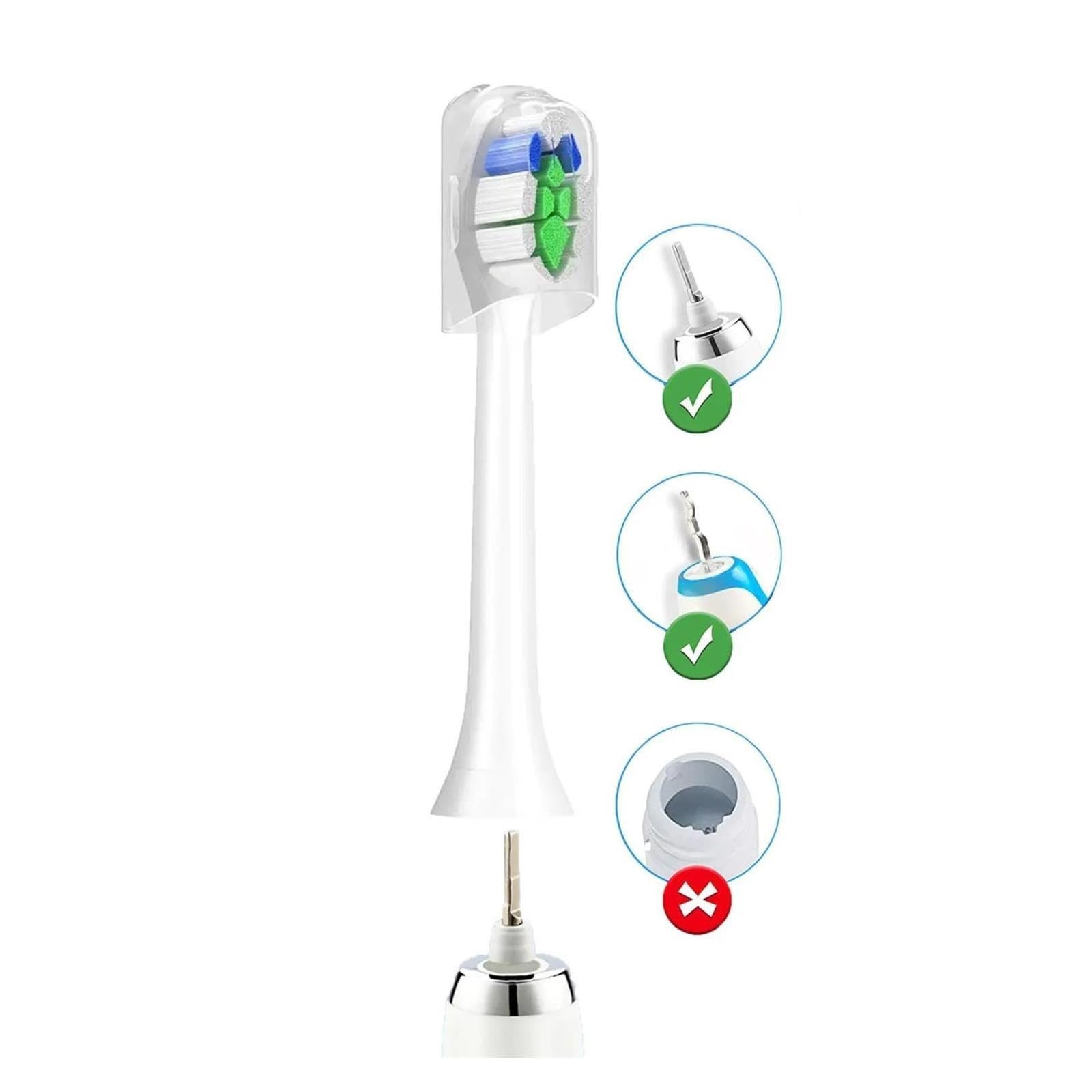 Testine Spazzolino, Compatibile Con Philips, 1100 2100 4100