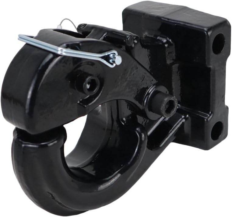 Shocker Adjustable Channel Pintle Hook - 10 Ton - 20,000 lbs GTW