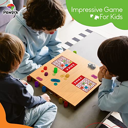 Pewock 500 Pcs Colored Bingo Chips For Bingo Games – 7/8 Inch Transparent Math Counters – 500 Pcs Premium Acrylic Tokens For Kids Behavior & Educational Activities - Counting Chips For Games Night #TOP3