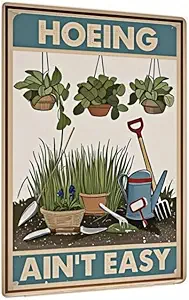 Funny Garden Sign – Humorous Decorative Metal Sign for Plant Lovers, Durable, Waterproof, Suitable for Gardens, Yards, Balconies, Kitchens, Cafes, Farms, and Outdoor Spaces – 8x12 Inches