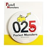 ポケットモンスター 缶バッチ φ7.5cm ピカチュウ ジャンプ PMTB855