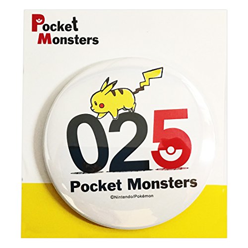 ポケットモンスター 缶バッチ φ7.5cm ピカチュウ 025 PMTB858