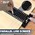 HFM Woodworking Scriber T-Square Ruler 4 inch, Architect Ruler for Carpenter Work, Layout and Measuring, Aluminum Alloy Square Scriber
