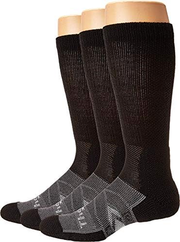 Thorlos 12 Hour Shift Crew 3-Pair Pack Black/Grey LG (Men's Shoe 10.5-11.5) image 2