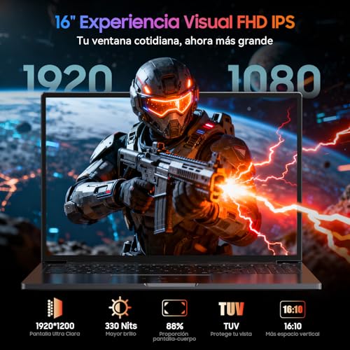 Blackview-2025-16-Gaming-LaptopRyzen-7-7735HSBesser-7430u5700uI7-11800H-bis-zu-48-GHz16GB-Ram-DDR5-4800MHz-512GB-SSDFHD-Display-LaptopBeleuchteter-TastaturWiFi-6BT-52Windows-11-pro | Dealmeister.io Alt tag für bilder post titel