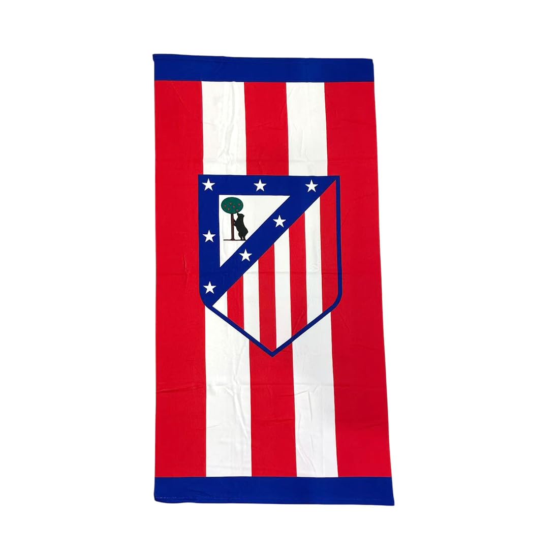 Toalla Regalos Fútbol AT Madrid, Productos Exclusivos para Fans del Atleti, Regalos Ideales para Aficionados del Fútbol, Accesorios, (Algodón)