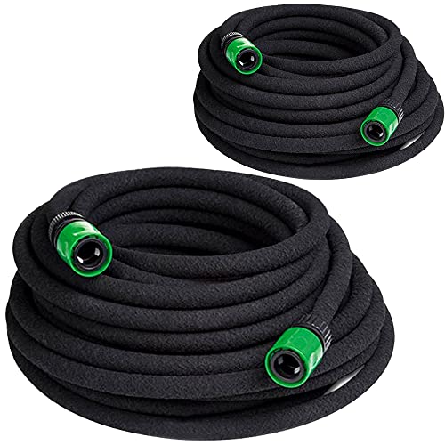MONZANA® Bewässerungsschlauch 30 m 1/2 Zoll T-Verbinder Ober- & Unterirdisch verlegbar Garten Perlschlauch Tropfschlauch Bewässerung 2x 15m MONZANA® Bewässerungsschlauch 30 m 1/2 Zoll T-Verbinder Ober- & Unterirdisch verlegbar Garten Perlschlauch Tropfschlauch Bewässerung 2x 15m