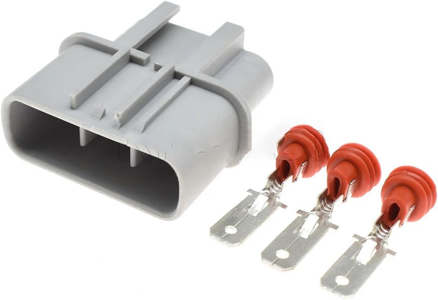 1-20Sets 3 Pin Way Sealed Car Automotive Waterproof Electronic Fan Plug Connector With Terminal Pins DJ7031YA-6.3-11/21 (Color : Male set, Size : 10Sets)