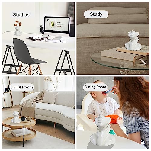 Katoonx Ceramic Female Face Vase Head Statue Living Room Home Decor #TOP5