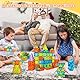 NAETANY Magnetische Bausteine 78 Teile Magnetbausteine Magnet Spielzeug Kinder Magnetspielzeug Magnet Bausteine für Kinder Jungen und Mädchen Montessori Spielzeug ab 3 4 5 6 7 8 Jahren