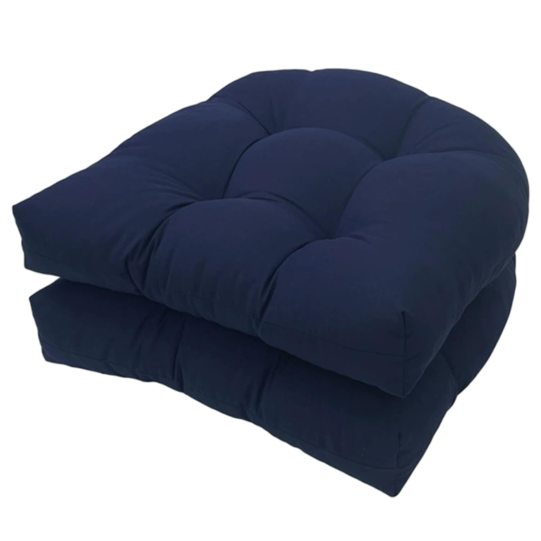 Coussin extérieur imperméable bleu résout l'inconfort de la chaise en osier