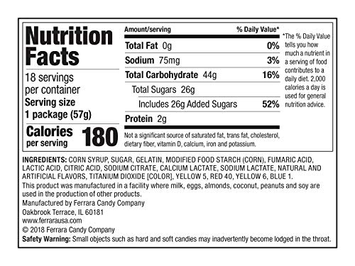 Image of Trolli Sour Brite Crawlers Minis Candy, Sour Gummy Worms, 2 Ounce Treat-Size Pouches (Pack Of 36)
