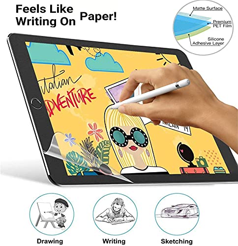 Image of Mizi (2 PACK Paperfeel Screen Protector Compatible with iPad Pro 11 (2022 & 2021 & 2020 & 2018 Models), Matte PET Film for Drawing No Glare and Paperfeel with Easy Installation Kit - Clear