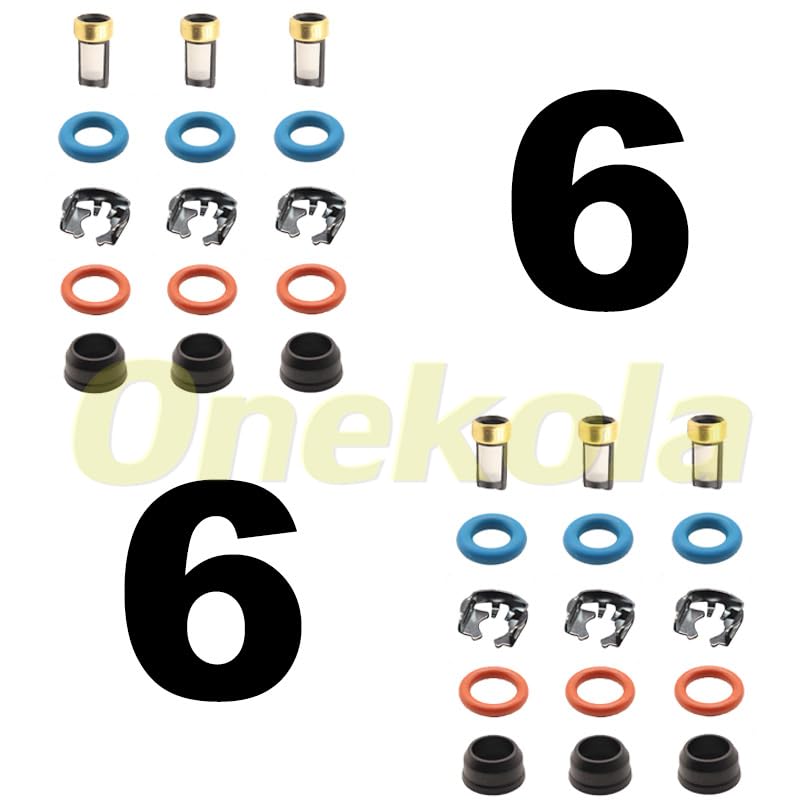 Fuel Injector Service Repair Kit Filters O rings Seals Grommets For Chevrolet Avalanche For 5.3L 25323974 17113698 - (Color: 20 set)