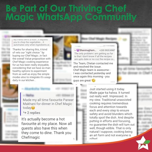 Image of Wonderchef Chef Magic Kitchen Robot, Automatic Cooking Assistant, 500+ Recipes by Chef Sanjeev Kapoor, 15+ Cooking Modes, Create /Edit Recipes, Built-in Weighing Scale, Wi-fi & Phone App, 2-Yr Warranty