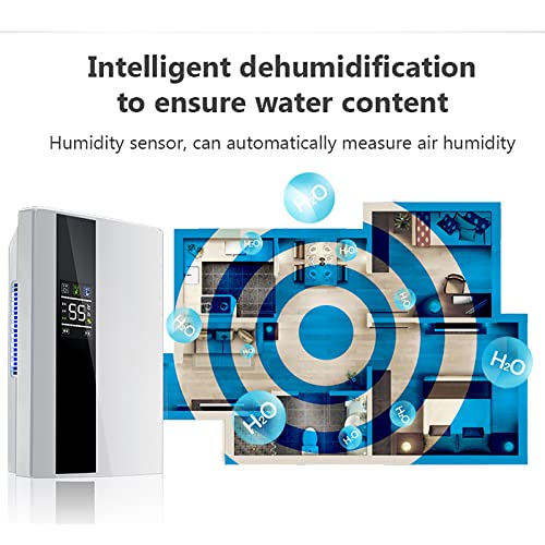 Déshumidificateur maison 2200ml avec télécommande et écran LED - 7