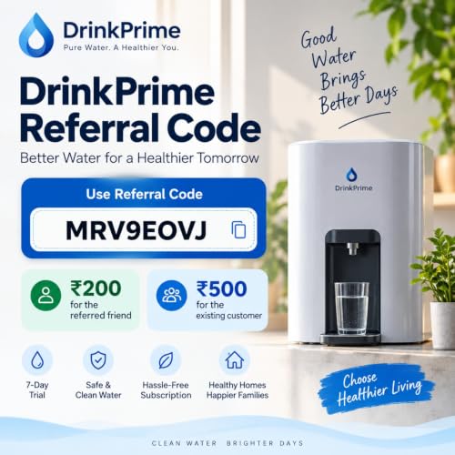 『DrinkPrime Referral Code 2026 (MRV9EOVJ) - Get ₹200 Instant Discount』のカバーアート