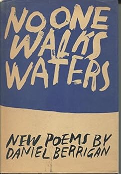 Paperback No one walks waters : [new poems] Book