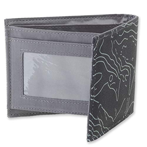 Kavu Roamer Bi-Fold Wallet Polyester - Black Topo #TOP1