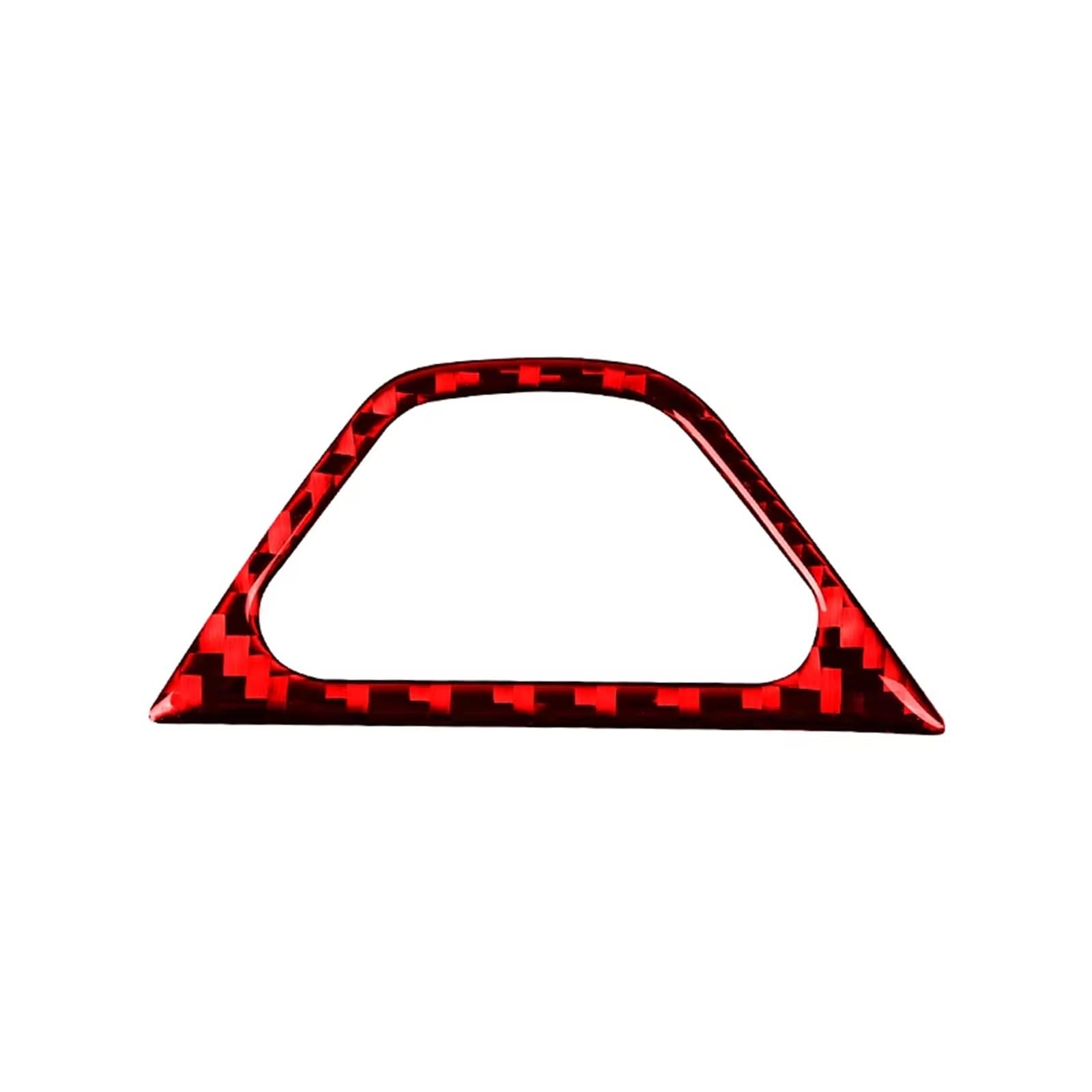 Hmnmxq Red Carbon Fiber Cover Trim Car Interior For Chevrolet For Camaro 2017-2022 Carbon Fiber Interior Car Warning Light Switch Decorative Frame Sticker Trim Cover Accessories Cover Trim(Red Carbon Fiber)
