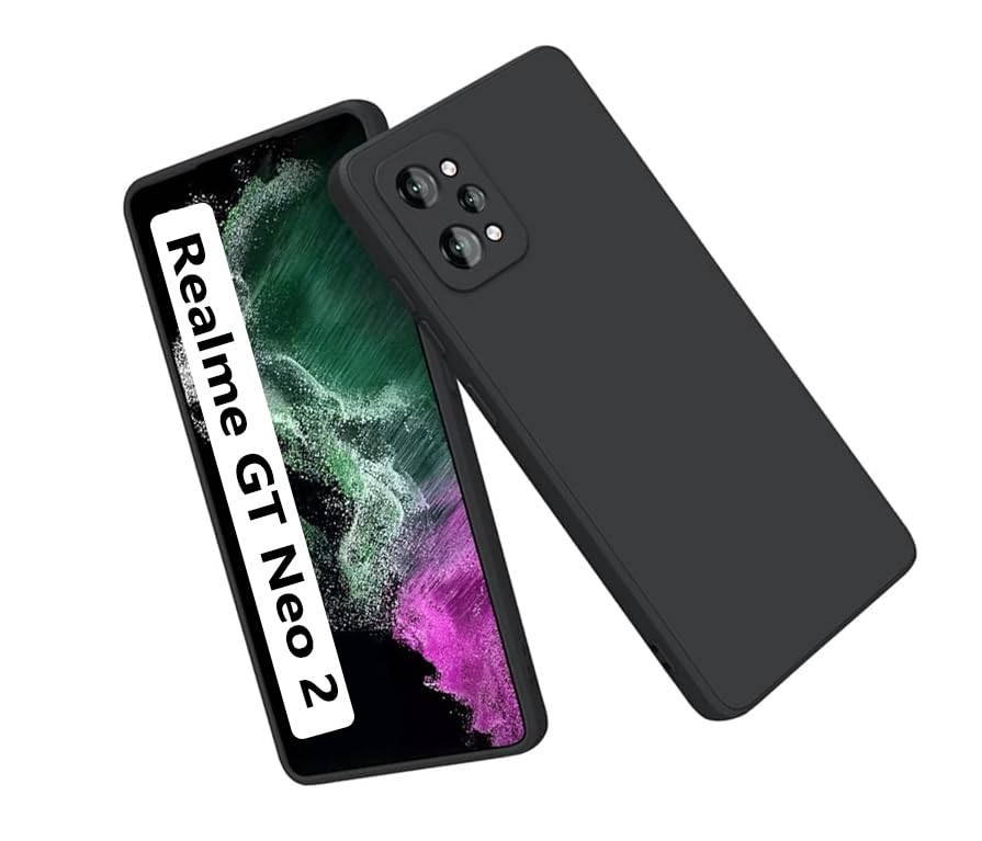 COBERTA Back Cover for Realme GT Neo 2 Back Cover Case - Black Silicon (B0CQWMG7TP) Amazon Price History, Amazon Price Tracker