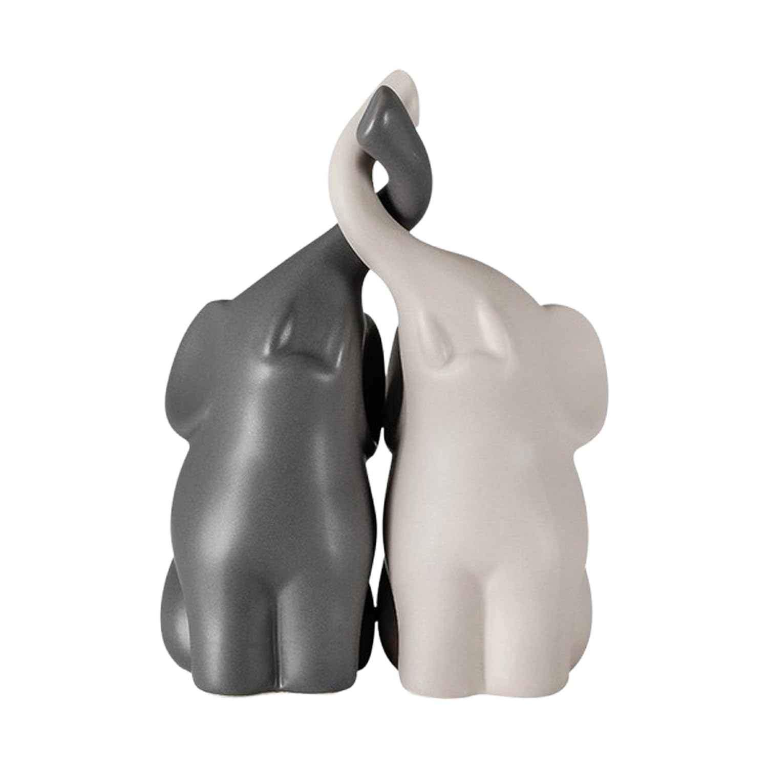Decorazione Di Elefante In Ceramica, Elefante Armonioso, Coppia Di Elefanti In Ceramica, Soprammobili Moderni Elefantini, Viene Utilizzata Per Finestre a Golfo, Vetrine In Vetro, Camere Da Letto