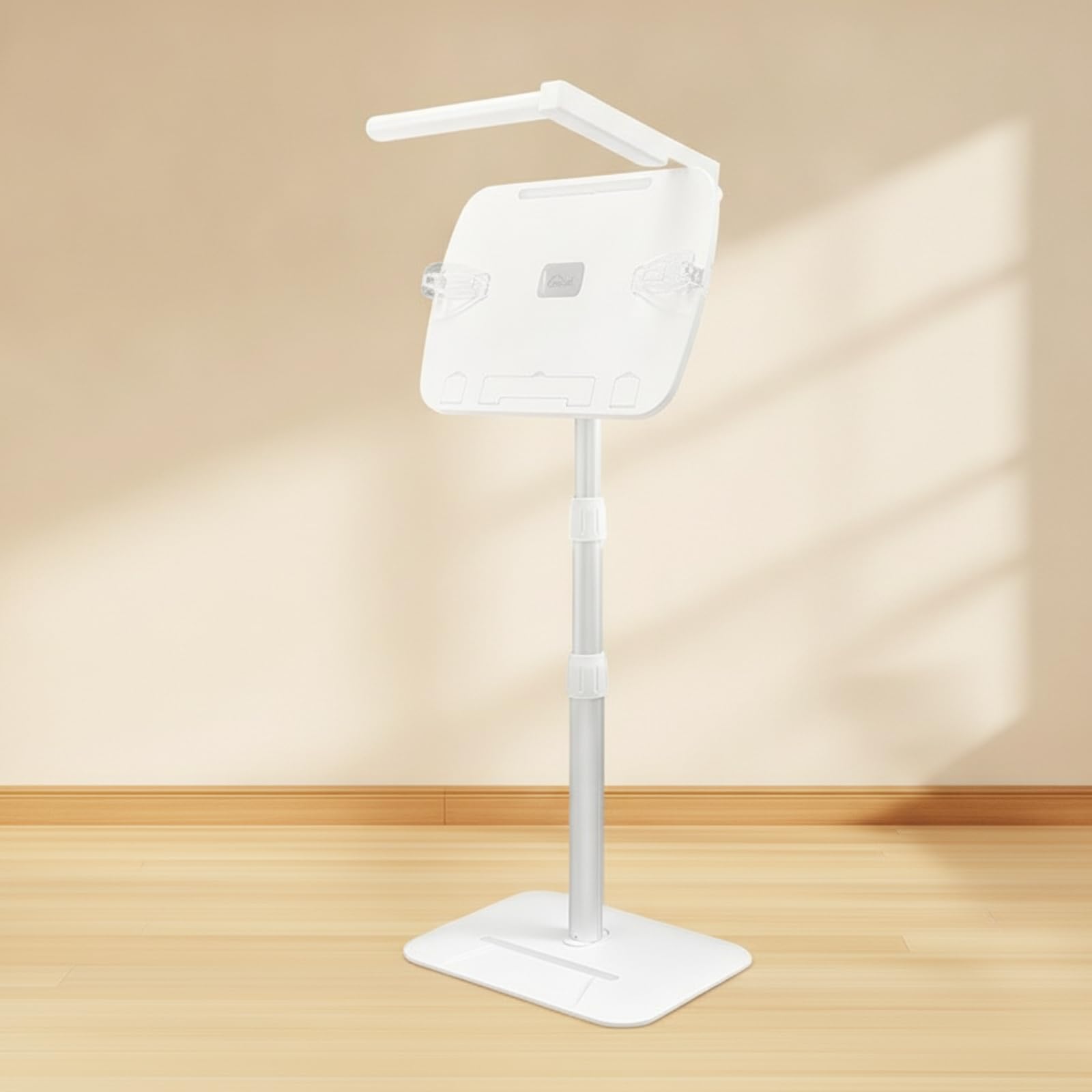 Bambini da Pavimento Supporto Libri Porta Pagine con Luce Regolabile Altezza Estendibile Angolo Orientabile Adatto per Studio Lettura Serale Comodino Scrivania Soggiorno