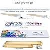 BAISITE Paint by Numbers Kit for Adults Beginners,12" Wx16 L 2 Pack Canvas for Painting Kits for Adults in Colorful Box-Sunset Lake Mountains 1112-DIY Frame #2