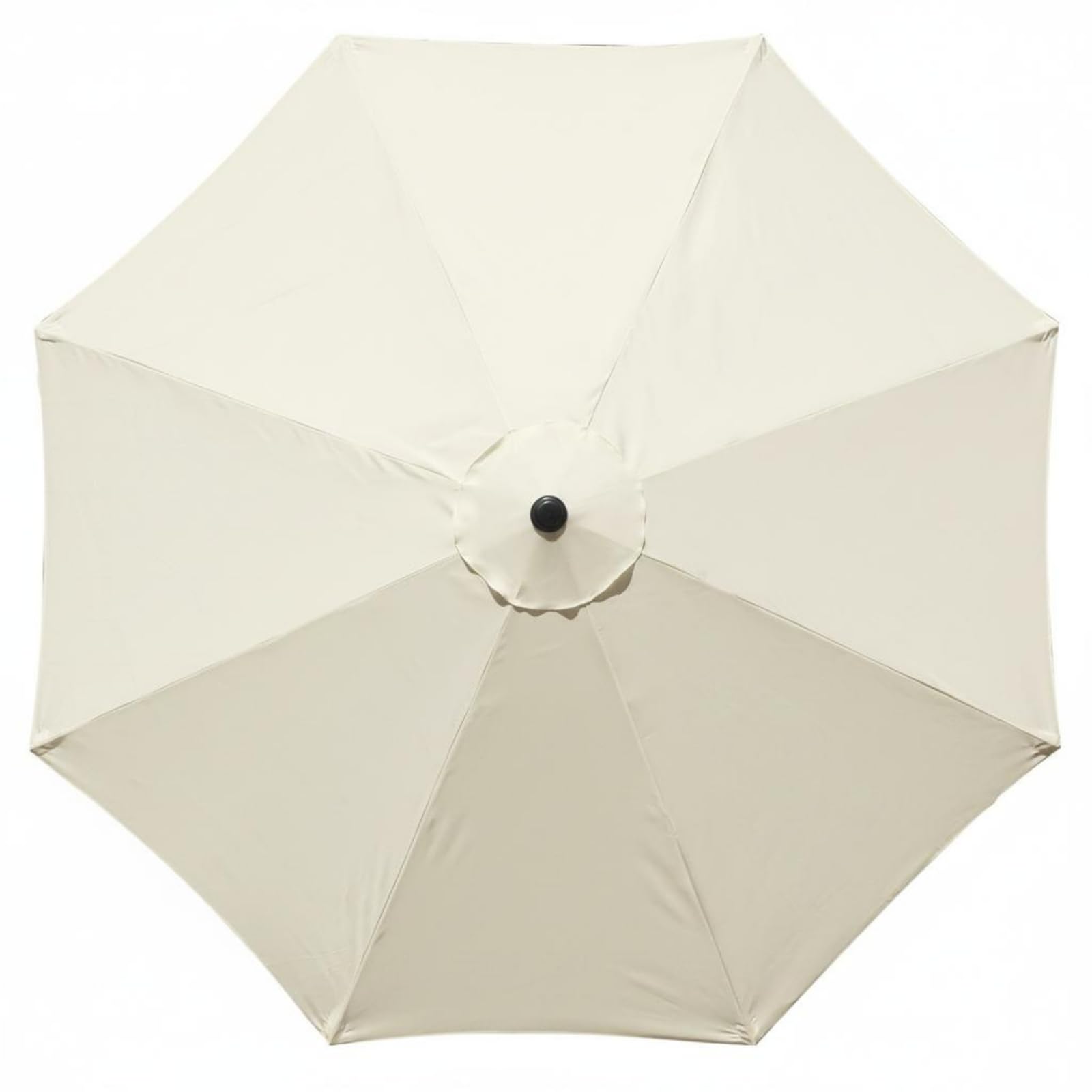 8-Rib Patio Umbrella Canopy Sun Protection Patio Umbrella Replacement Canopy Thick Material Garden Sunshade Cover for Backyard, Poolside, Beige | Home & Garden-image-25