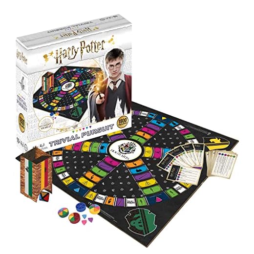 Trivial Pursuit - Harry Potter - Juego de Mesa de Preguntas. Incluye Tablero. Versión en Español, 2 jugadores