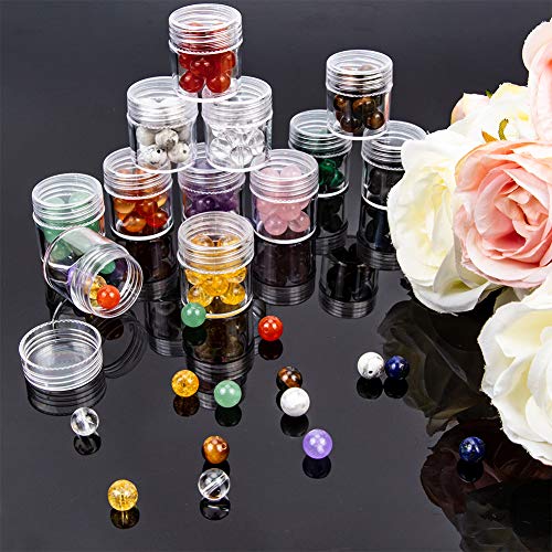 nbeads 3 Sets/90 Stück Acryl Perle Lagerung Behälter, Kunststoff Transparent Perlen Aufbewahrungsboxen mit Abgerundeten… – Bild 6