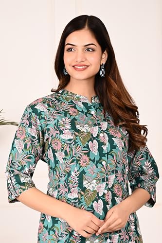 Image of FebQ Printed Shirt Style Top for Women