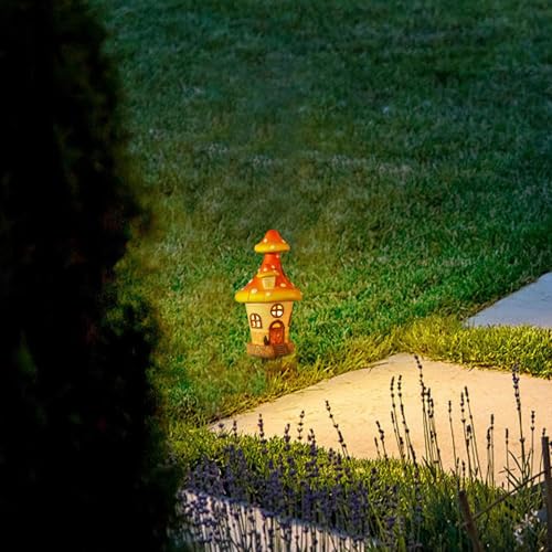 Lanterne solaire champignon décoration de jardin extérieure lumineuse