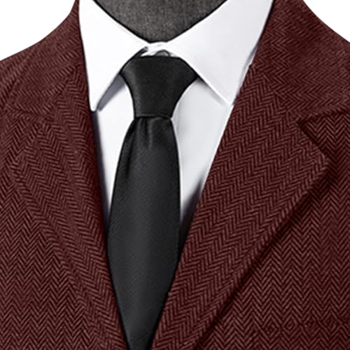 Men Single Breasted Vintage Sleeveless Vests Pockets Blazer Slim Fit Vests Lapel Solid Color Waistcoat Business4