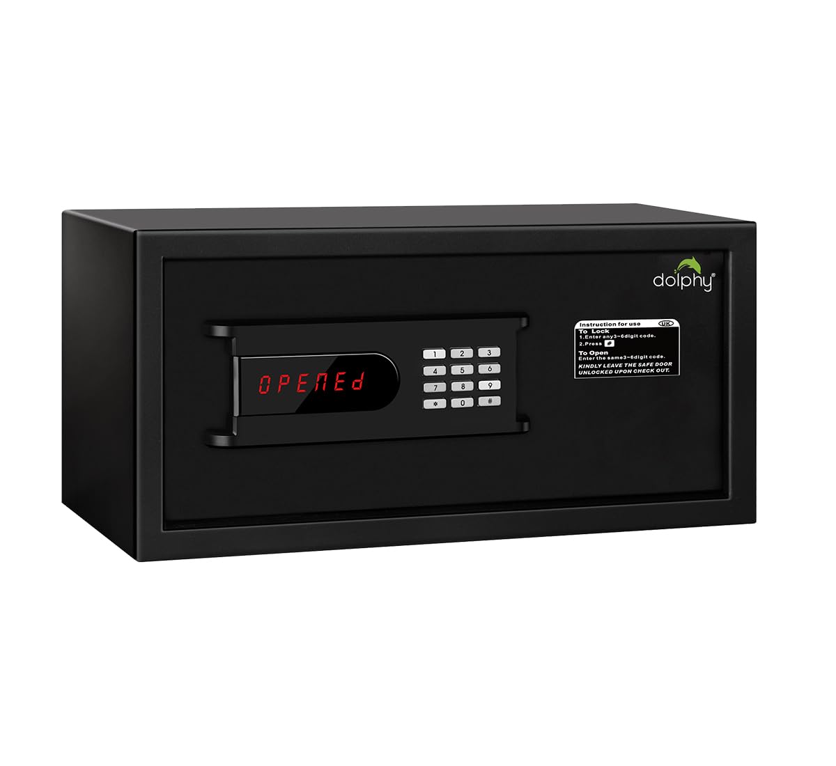 Dolphy Black Electric Safe With Auto Freeze Function (B0BRXW3QVT) Amazon Price History, Amazon Price Tracker