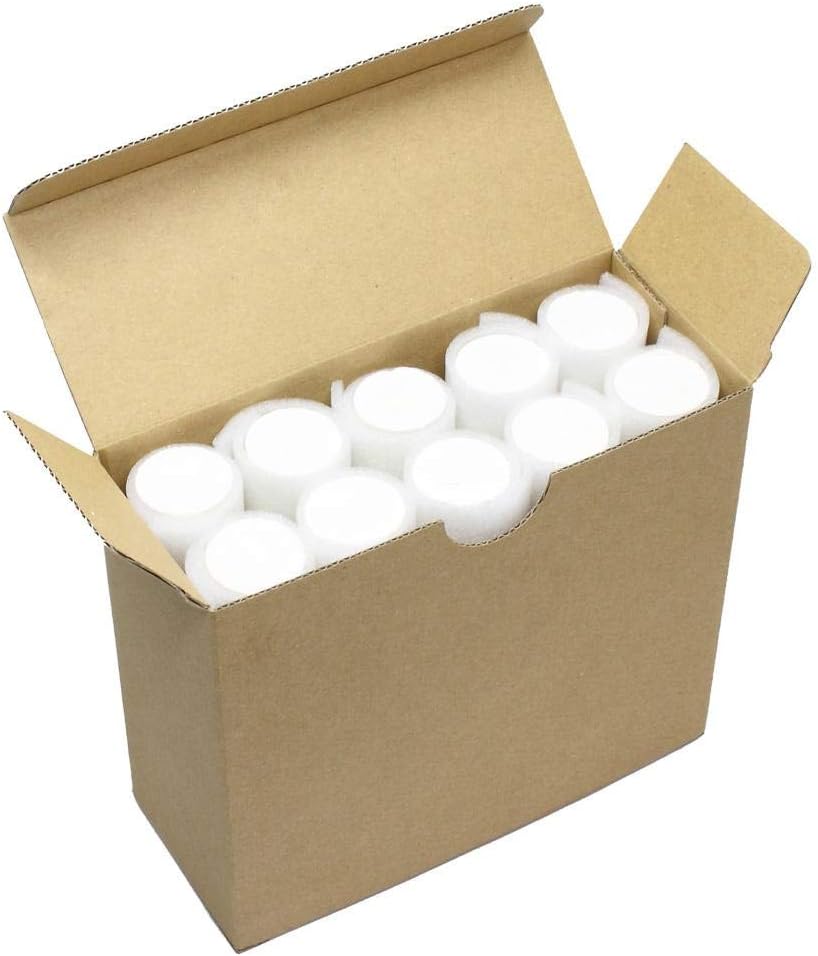 Nippon RIKEN Dustless Bold Chalk, Pack of 10 (No Coating) DK-10-W
