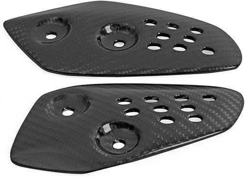 Miniatura 4 de Placa de protección de talón de montaje de clavija de pie de fibra de carbono compatible con MT07 FZ07 2013 2014 2015 2016 2017 2018 2019 2020 2021