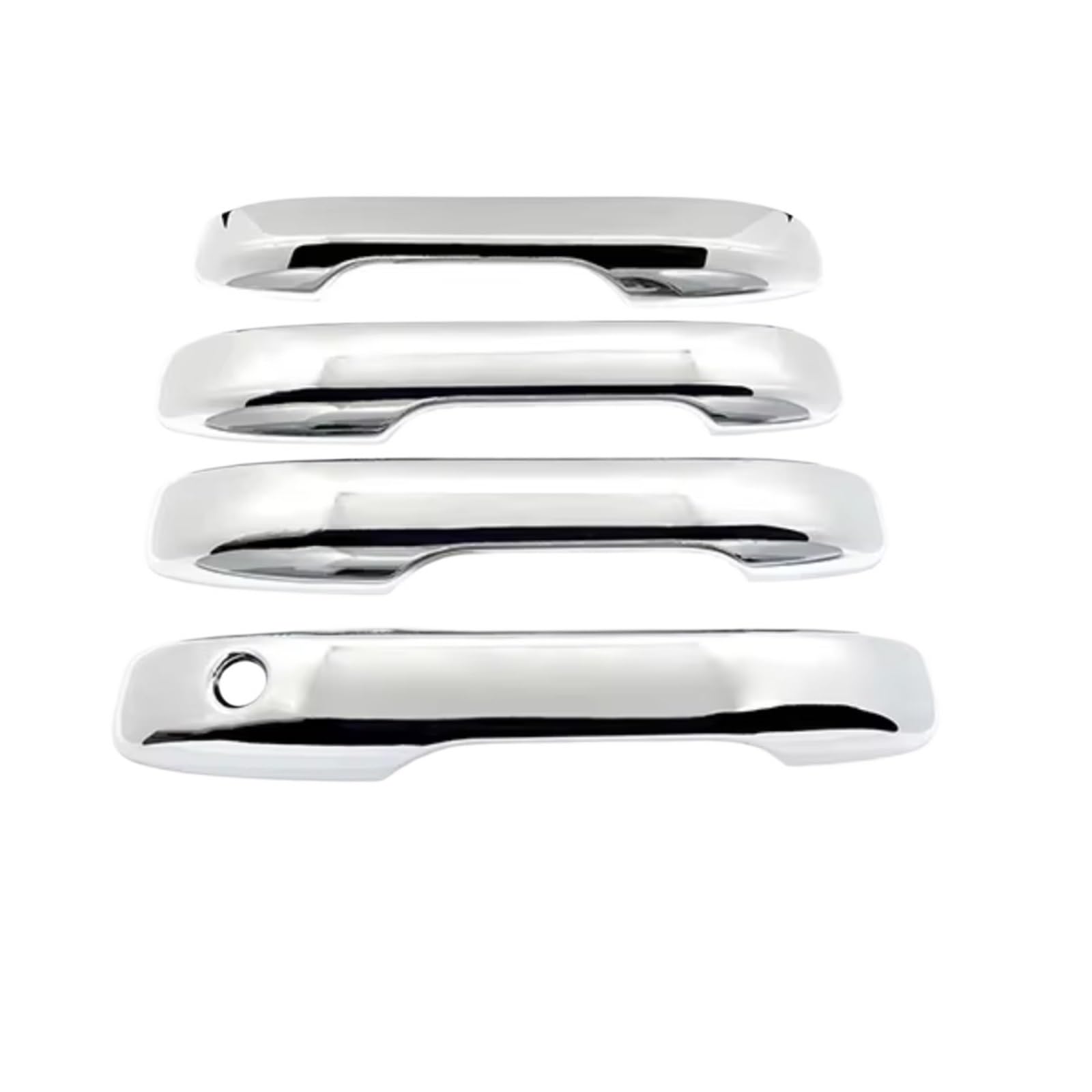 for Fit for Jazz GR 2020-2024 Car Accessories Carbon Fiber Chrome Door Handle Cover Trim Car Exterior Door Handle(Chrome)