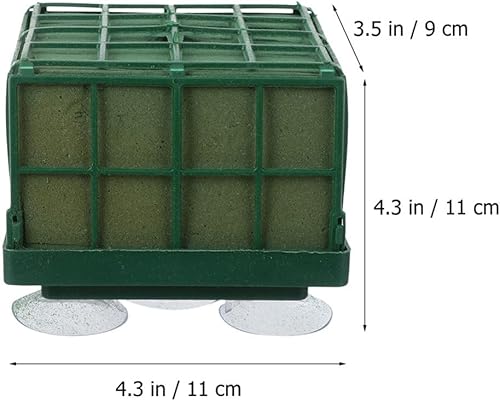 Miniatura 2 de GANAZONO Green Decor - 6 unidades de jaula cuadrada de espuma floral con ventosa, base de espuma de flores, flores artificiales, barro, arreglo