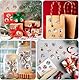 PANTIDE Vintage Weihnachts-Winter-Aufkleber Rollen 1000 STK (2 Rollen) Charmante Cartoon-Weihnachts-Runden-Aufkleber Santa Schneemann Mustern Selbstklebend Etiketten Weihnachtsparty-Geschenke
