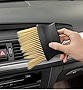 Car Detailing Brushes,Long Hair Wide Handle Brushes Auto Interior Detail Cleaning Dust Removal Brush for Car Interior, Air Vents, Dashboard, Emblems,Scratch Free