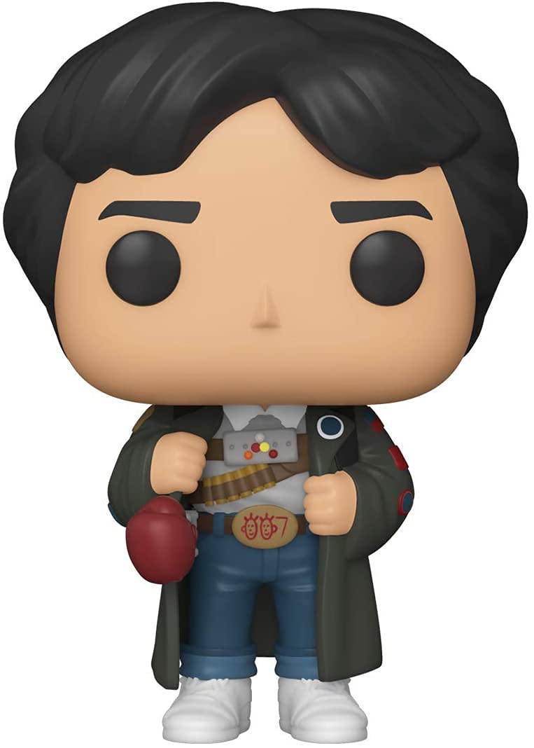 Pop The Goonies - Figura de vinilo con texto en inglés "Data with Glove Punch Funko Pop!", incluye funda protectora compatible con caja pop, multicolor, 3.75 pulgadas