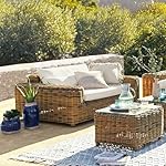 Loberon Sessel Camas Braun/Creme