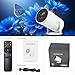 Mini Portable Projector 4K WiFi 6 BT 5.2 Upgraded Portable Projector Full HD Supported for Phone /PC /TV /HDMI /PS5 /Laptop Auto Keystone Home Theater 180° Rotation [Built-in App]