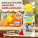 Zauberbande Trinkflasche Kinder auslaufsicher – Bagger – 400 ml – Kinder Trinkflasche Kohlensäure geeignet, BPA-frei aus Tritan, spülmaschinenfest, Easy-Clean – Made in Germany