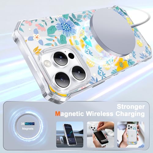 Coque iPhone 16 Pro Max MagSafe antichoc aux bords ondulés bouclés