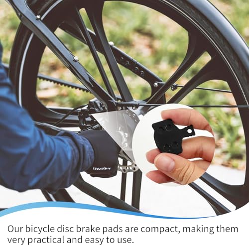 Bremsbeläge für Magura MT4 Fahrrad Scheibenbremse - 4 PCS Scheibenbremse Fahrrad Geeignet für Magura MT2/MT4/MT6/MT8, Gleichmäßige Bremskraft Fahrradbremsen Beläge mit Justierplatte Einfache Montage