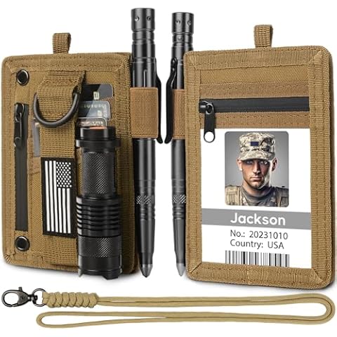 LIUGX Tactical ID Card Holder Cover
